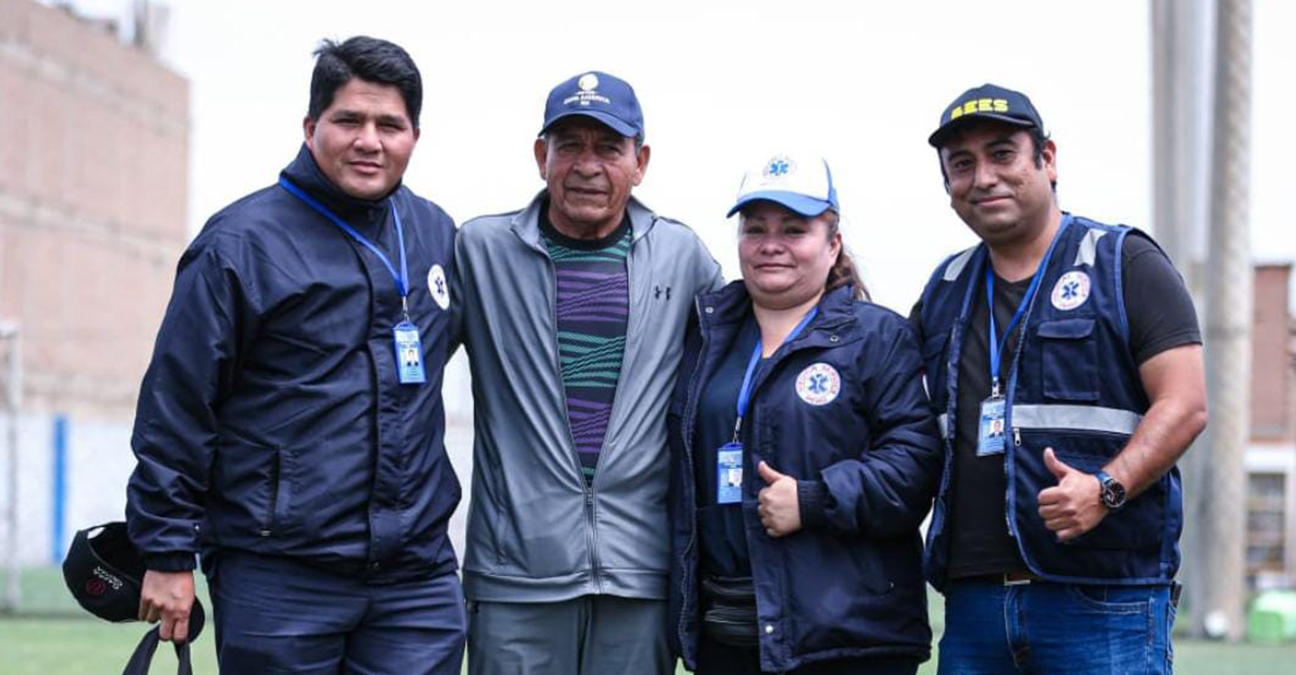 Asistencia con ambulancia.